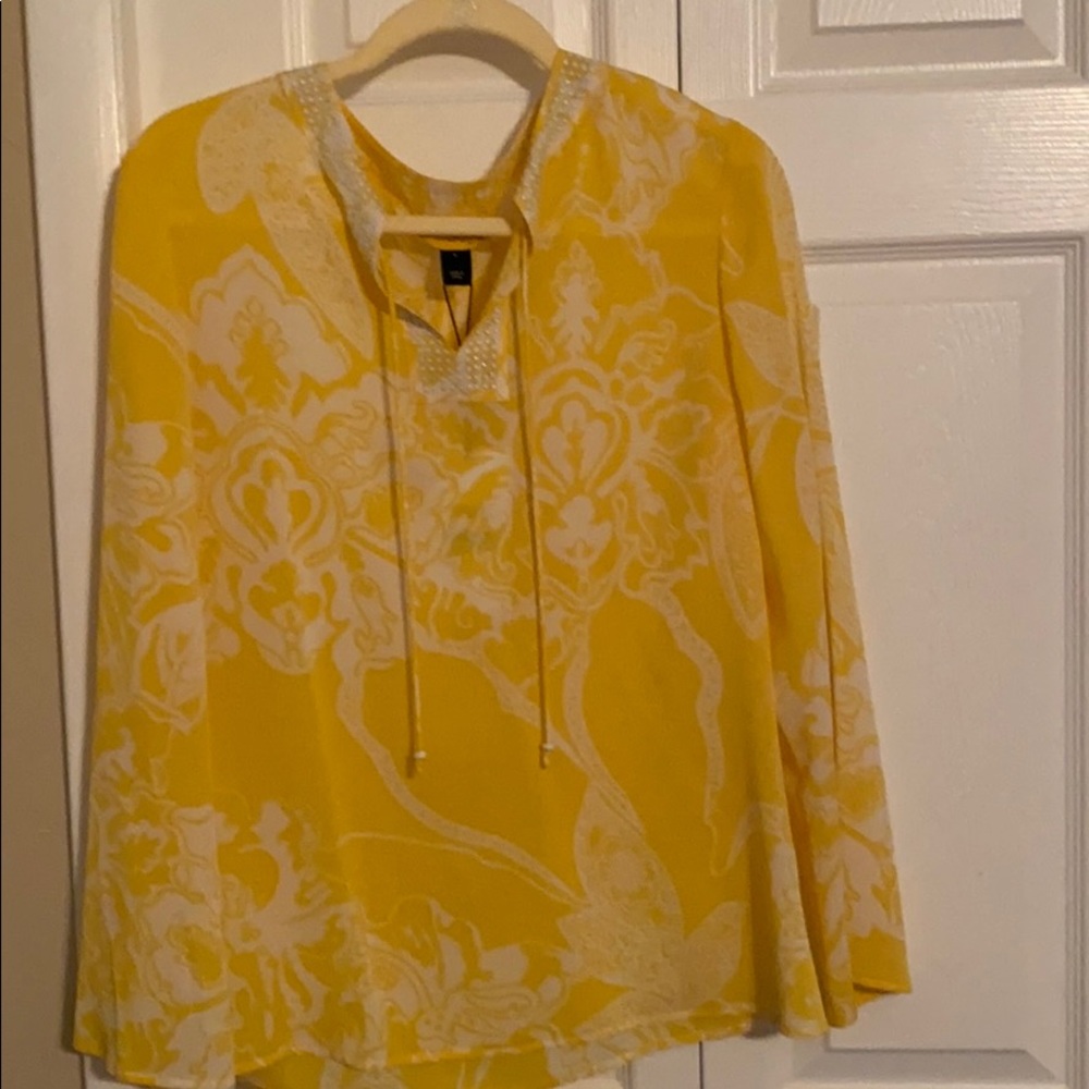 St. John Soca yellow tunic